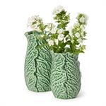 Cruciferous Leaf Textured Vases