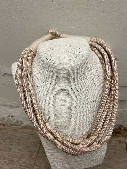 Rope Necklace in Ecru