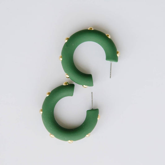 Earrings Candace Medium Forest