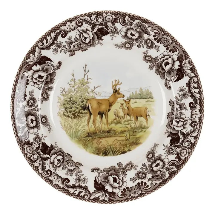 Spode Woodland Dinner Plate - Mule Deer