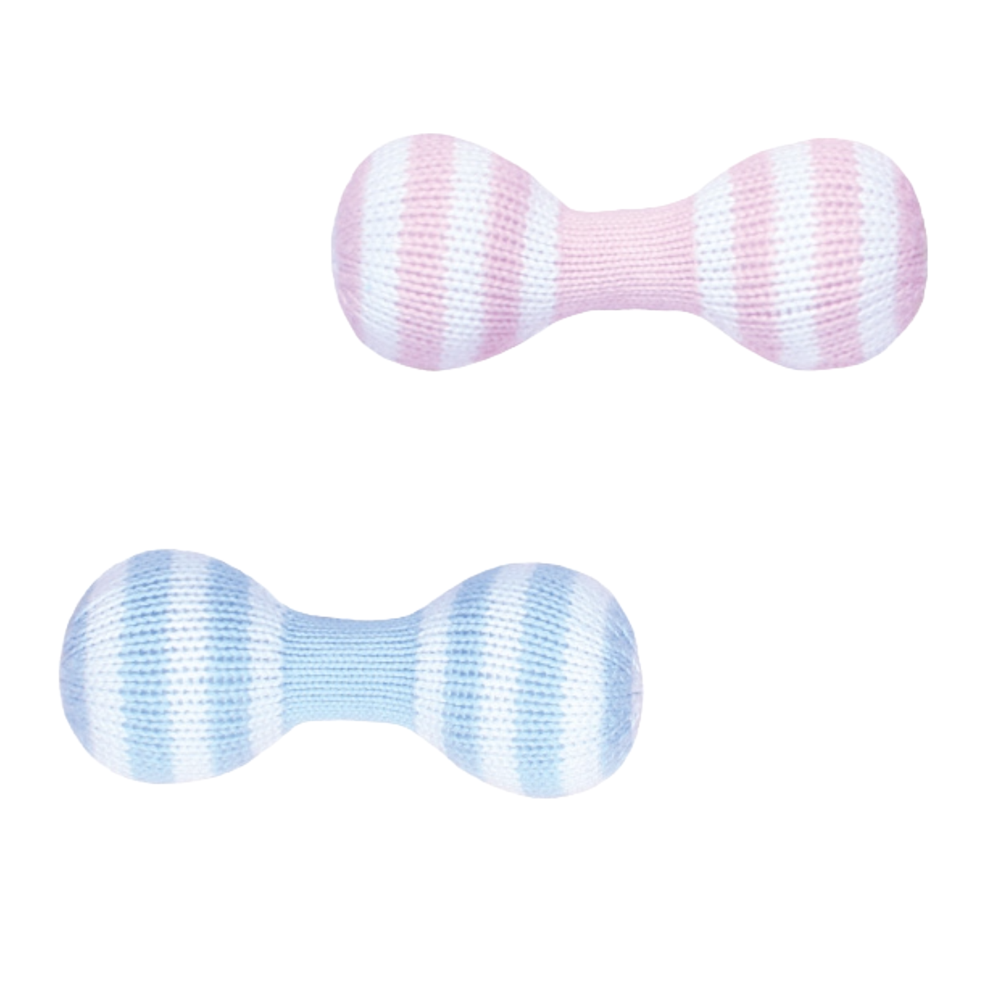 Knit Rattle in Blue