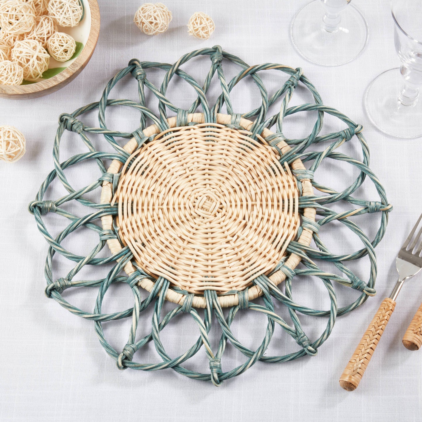 Twisted Rattan Placemat