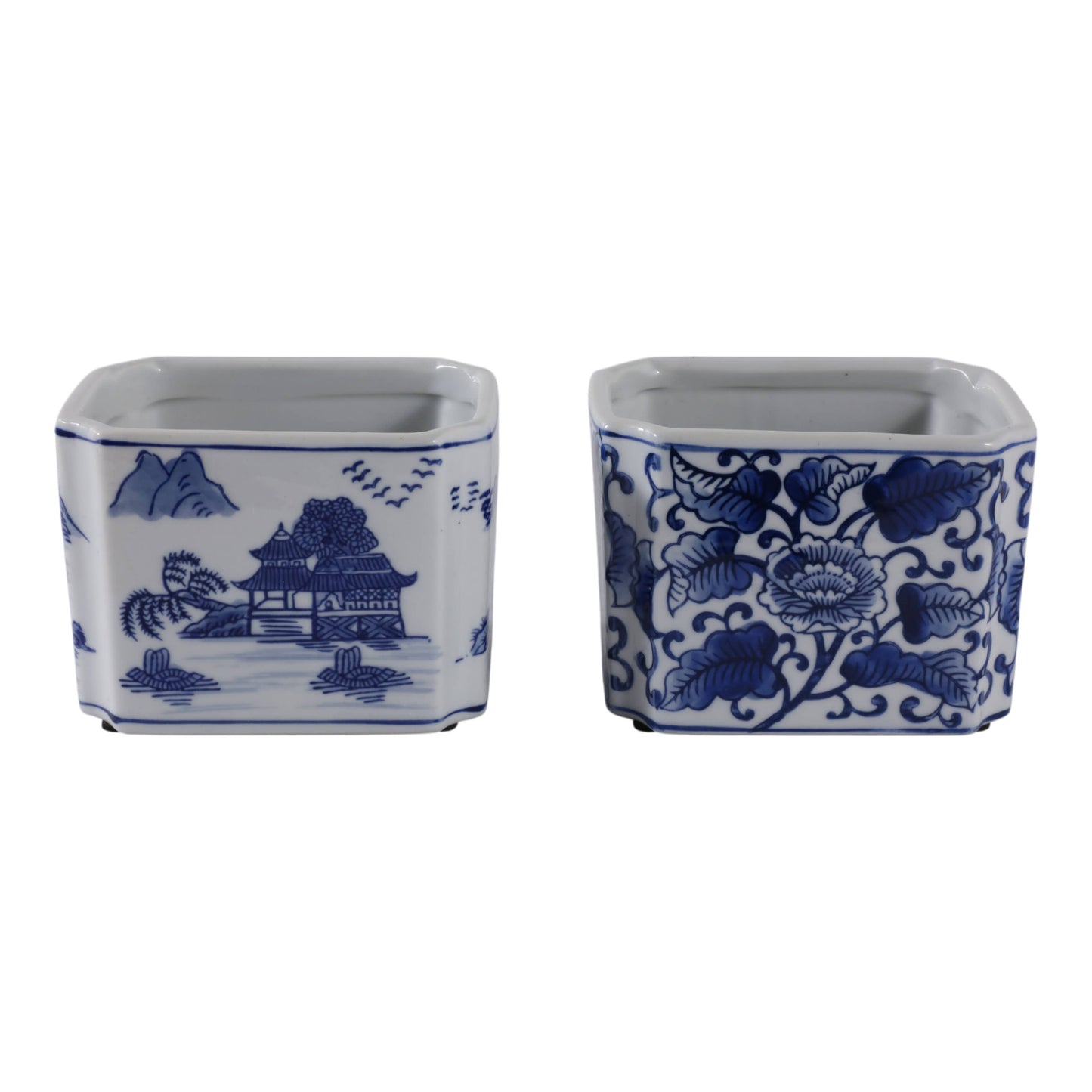 Blue and White Cermaic Pencil Cup