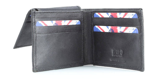 The English Laundry Top Flap Bifold Wallet with Gift Box