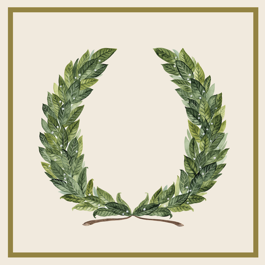 Laurel Wreath Cocktail Napkin
