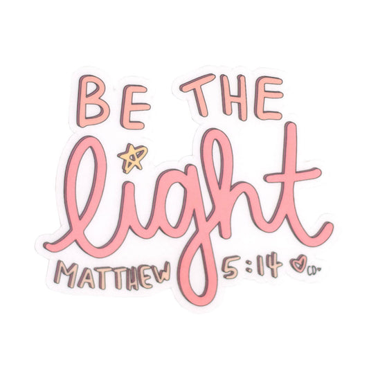 Be The Light Decal Sticker