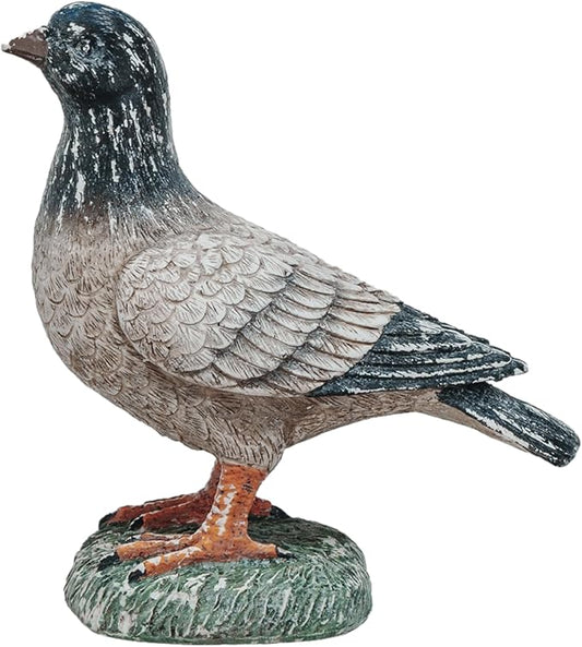 Pastoral Perch Resin Pigeon, Multicolor