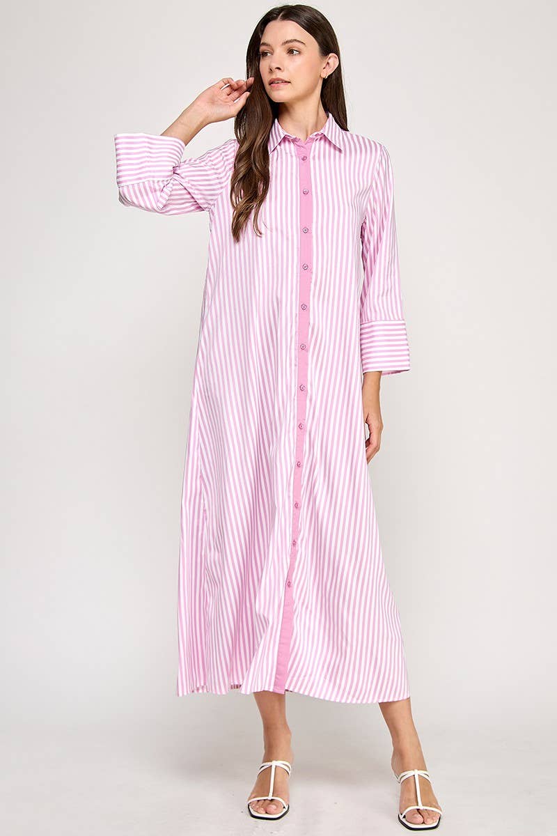 Striped Maxi Dress