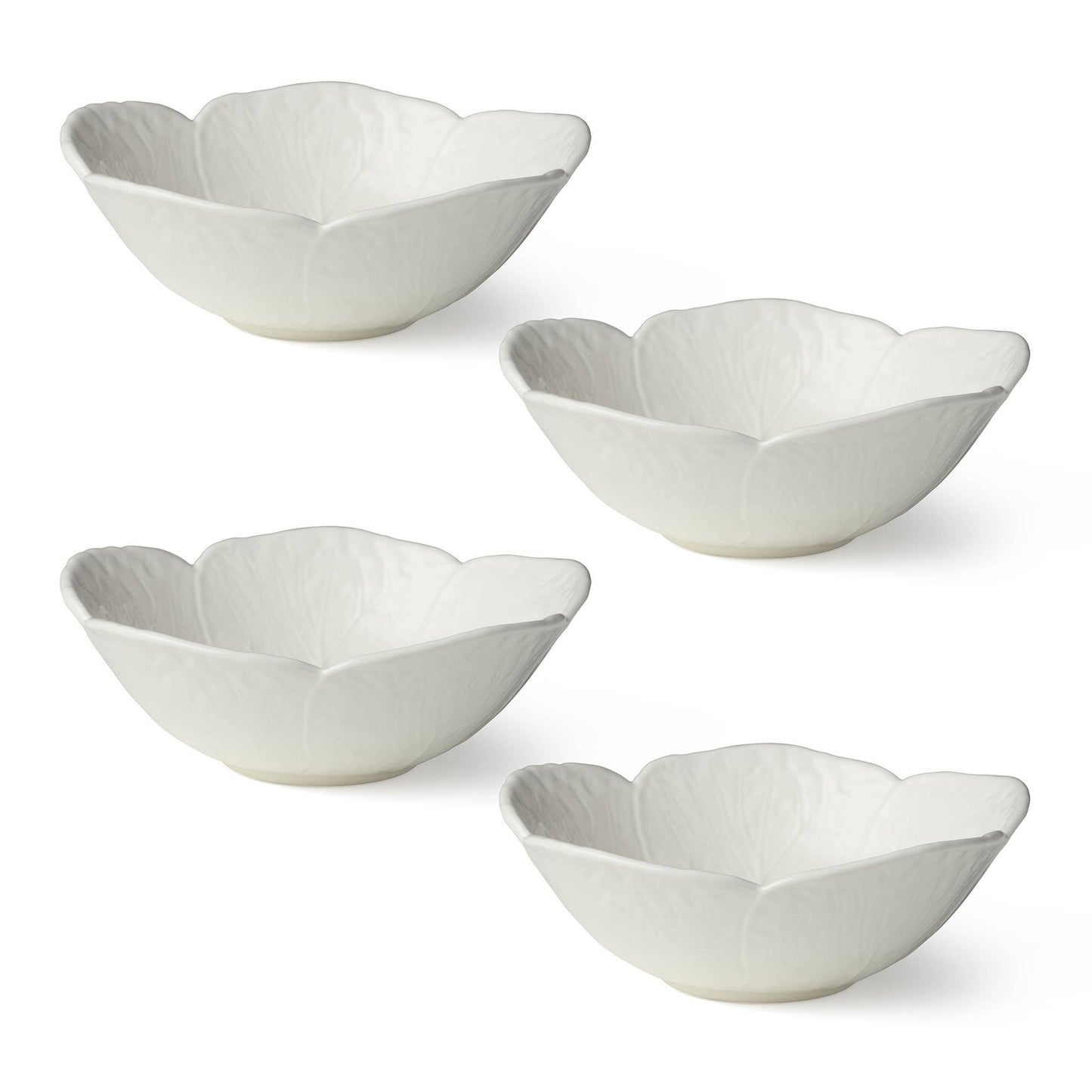 Le Jardin White Cabbage 3-D Cereal Bowl 8 in