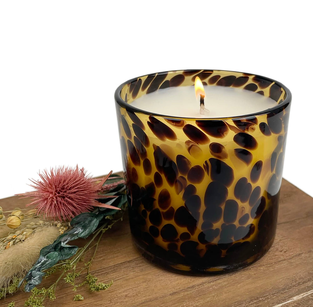 Cassis Vanilla Amber Tortoise Soy Blend Candle