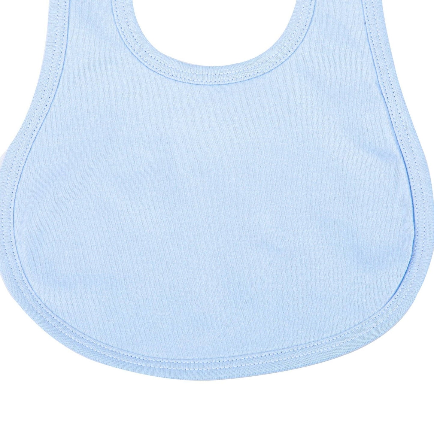 Luna & Arlo Basics Pima Cotton Bib - Sky