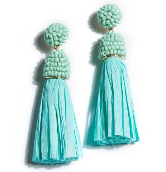 SHIRALEAH - SERAFINA EARRINGS, TURQUOISE