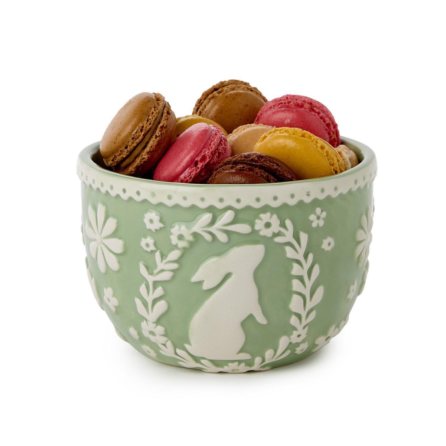 Easter Whimsy Bunny Relief Pattern Bowl