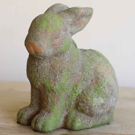 Terracotta Sitting Bunny  8.25x8.5x5.5