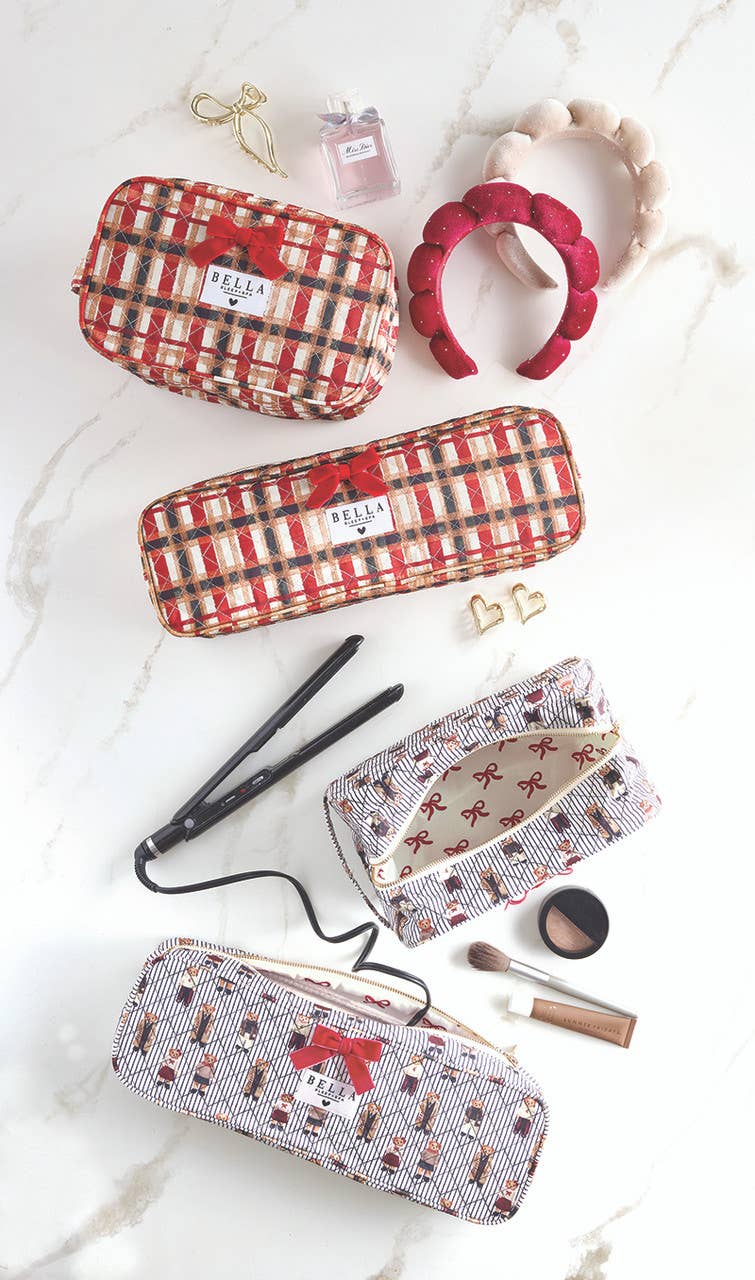 Quilted Hair Tool Bag - Plaid
