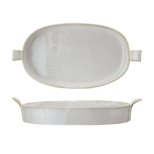 Stoneware Baker w/ Handles