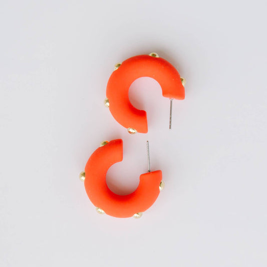 Earrings Candace Small Orange