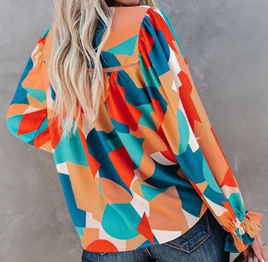 Multicolor Printed Blouse