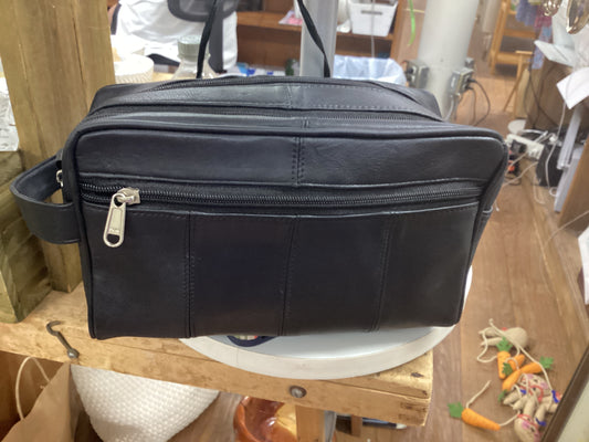 Black Multi Pocket Toiletry Bag