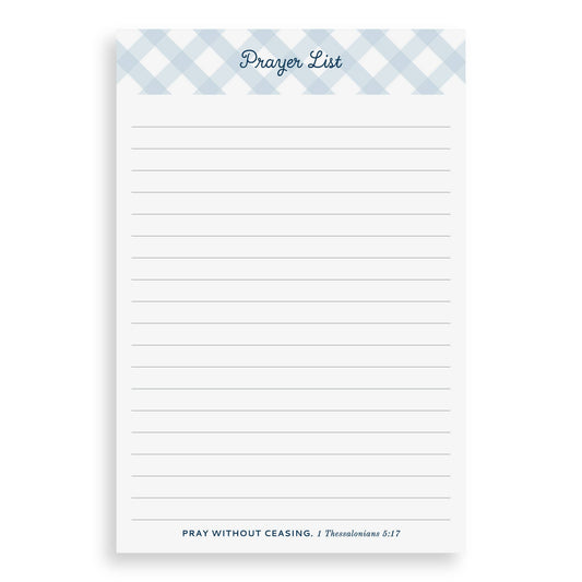 Notepad, Prayer List
