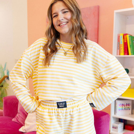 Lulu Mac Yellow Striped Longsleeve