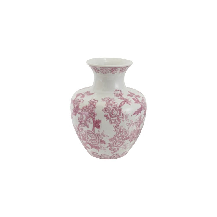 Purple Floral Vase