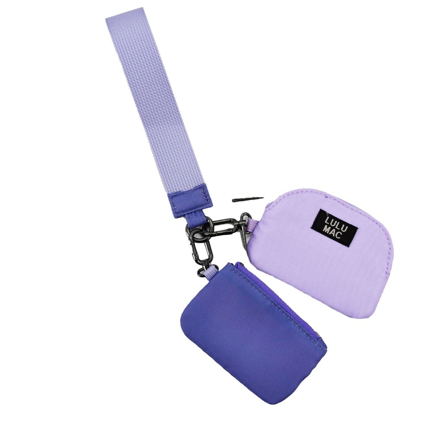 Lulu Mac Purple Wristlet Wallet Set