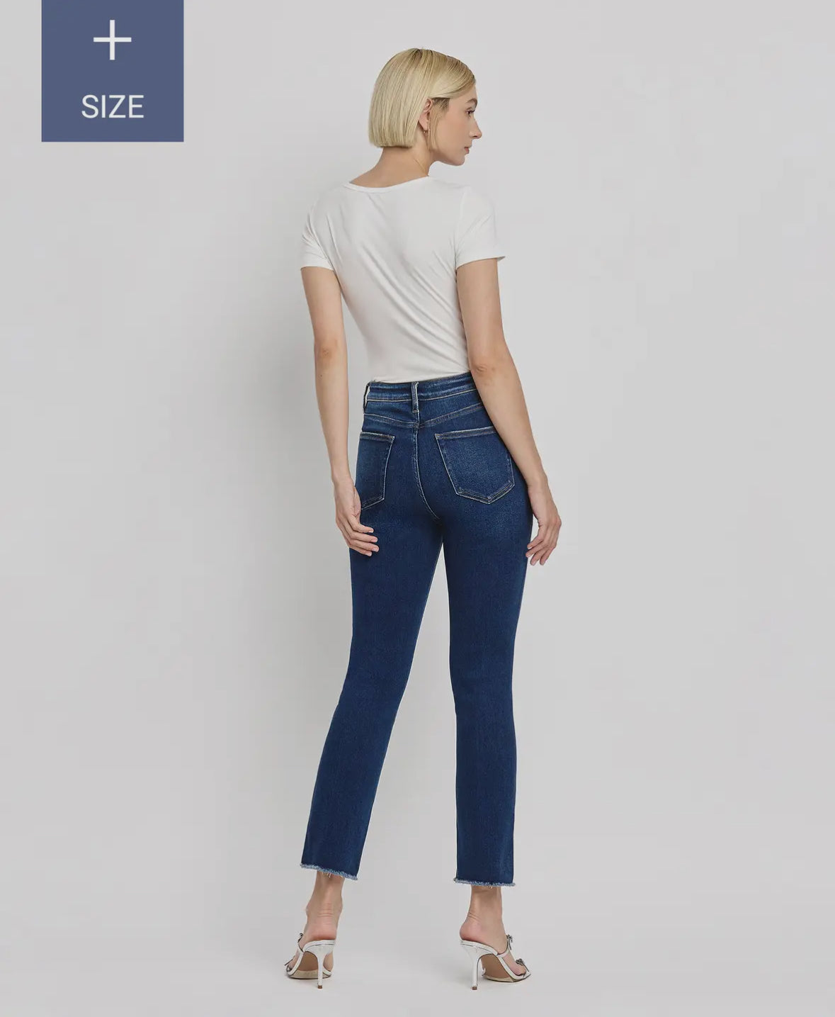 Jeanne Plus Size- Super High Rise Slim Straight Jeans