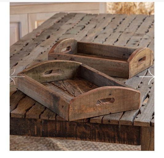 Rustic Wood Tray