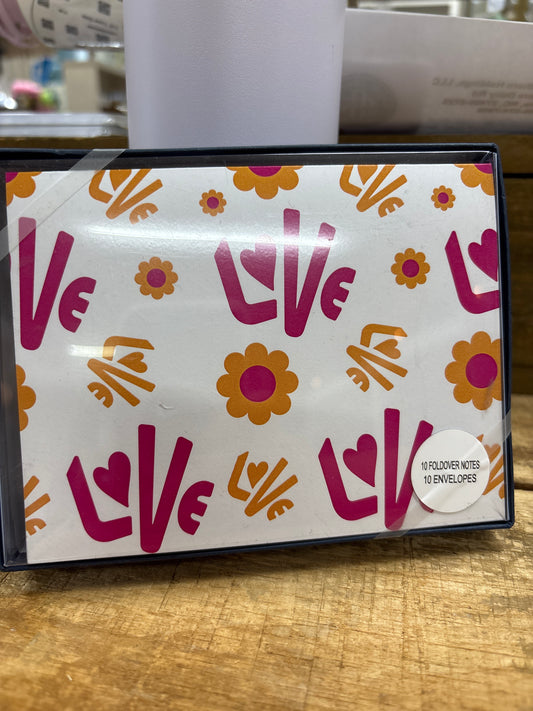 Love Notecards and Envelopes