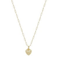 Bobi Gold Heart Pendant Necklace Meghan Browne