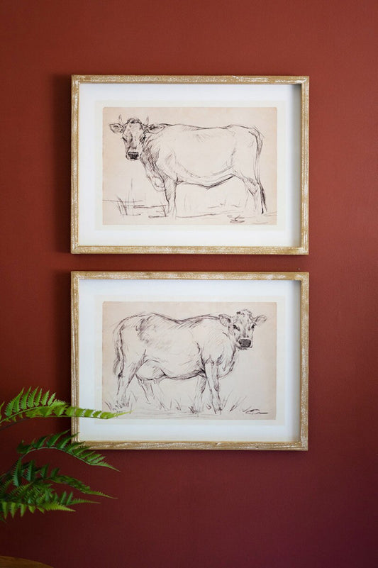 Framed Cow Prints