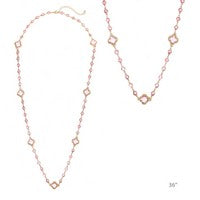 Fred Pink Gem Necklace Meghan Browne