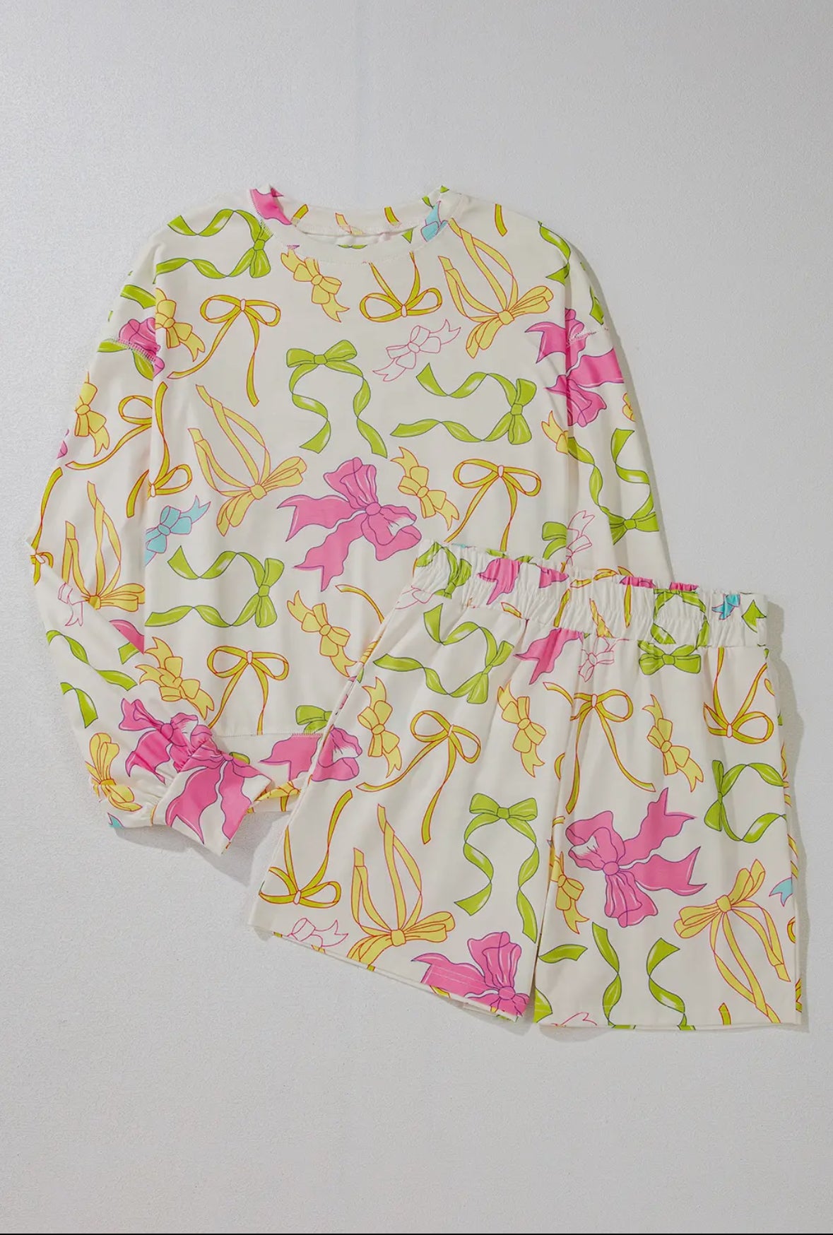 Bow Pajama Lounge Set