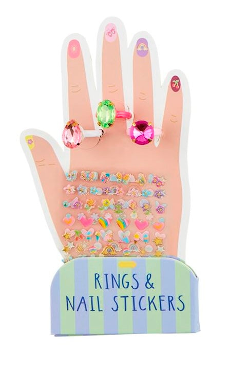 Rings and Nail Stickers