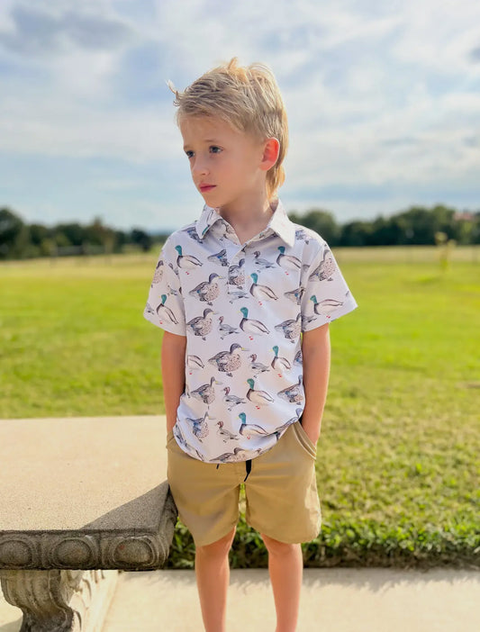 Boys Mallard Performance Polo