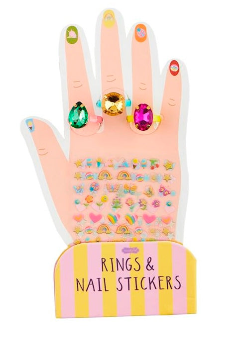 Rings and Nail Stickers