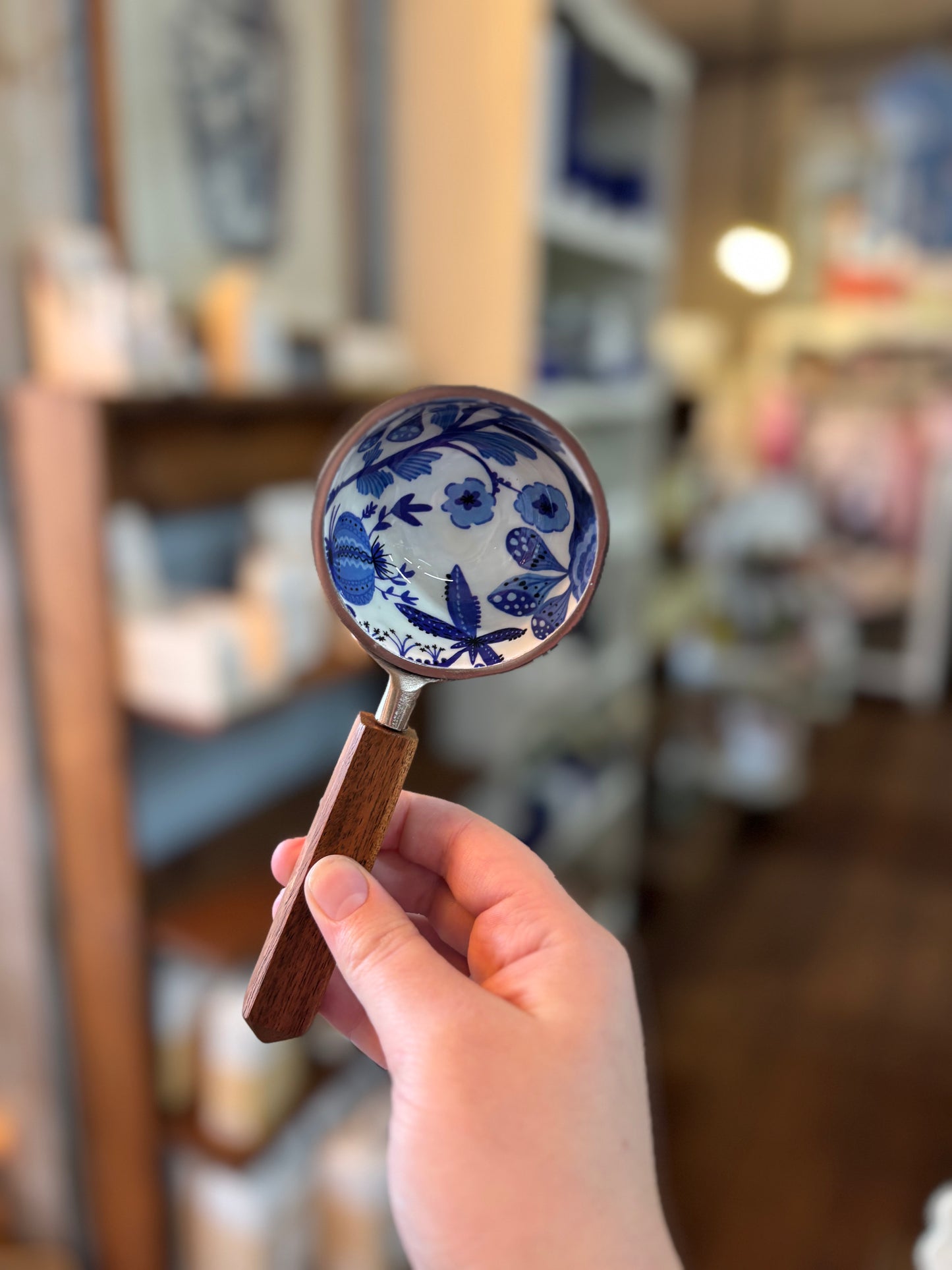 Blue and White Measuring Cup Set