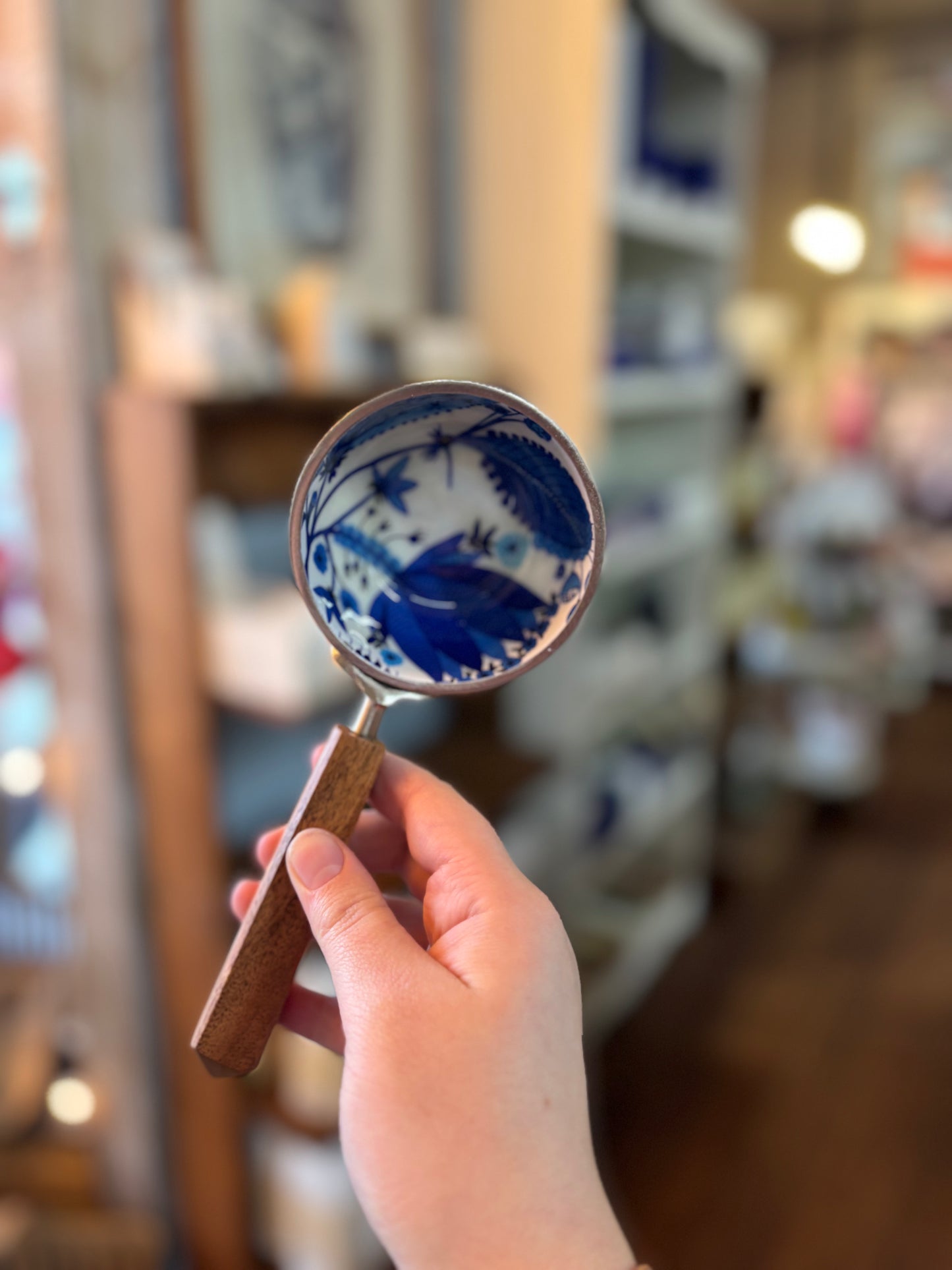 Blue and White Measuring Cup Set