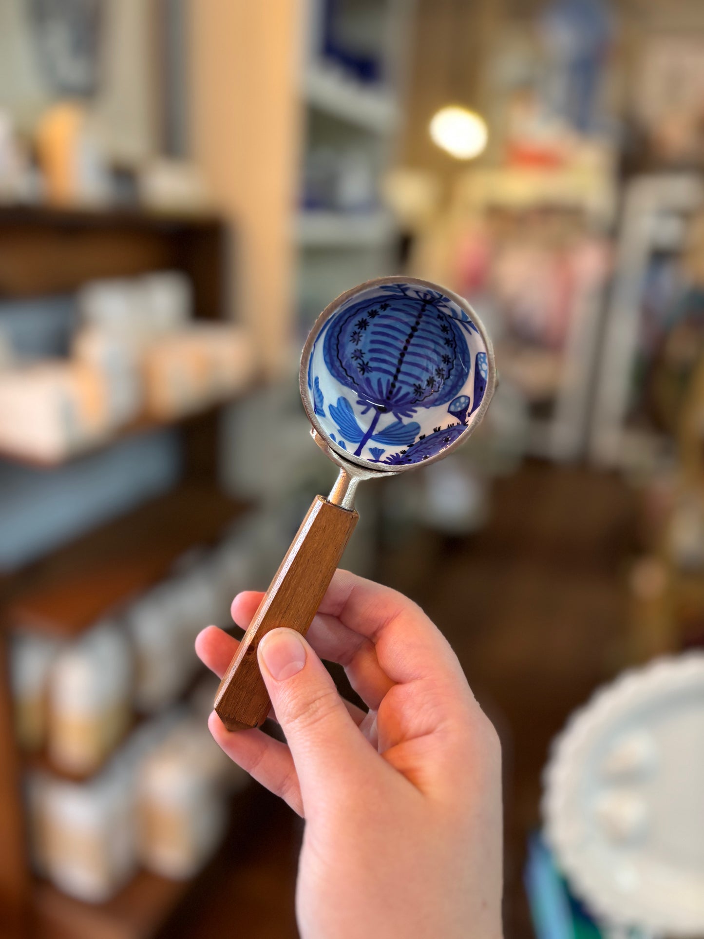 Blue and White Measuring Cup Set