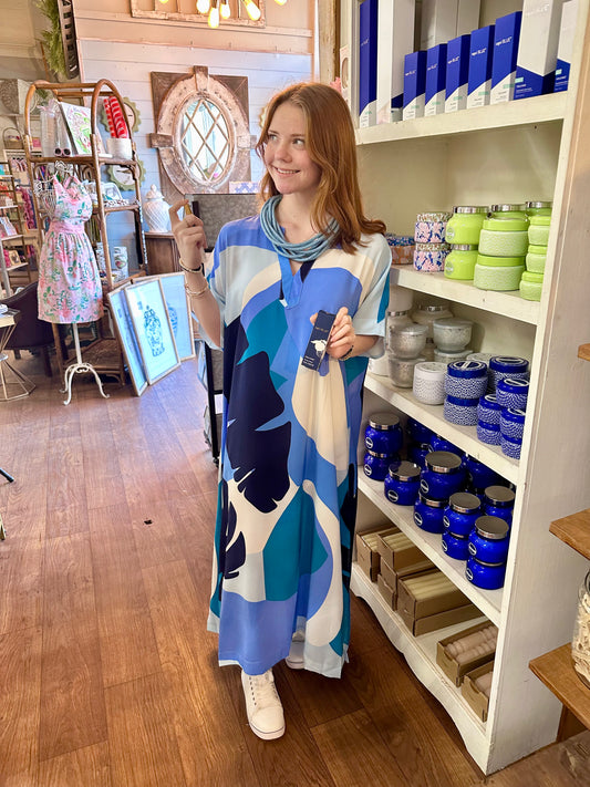 Kamryn Caftan - Blue