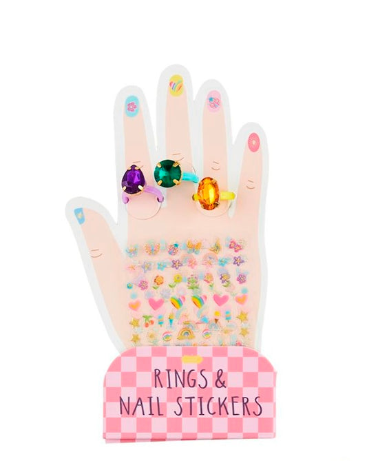 Rings and Nail Stickers