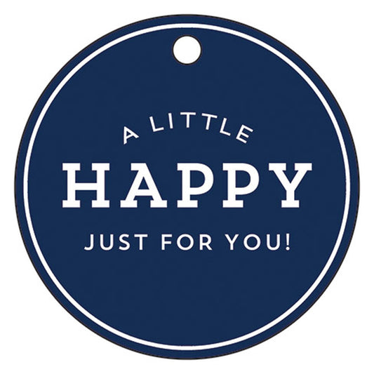 A Little Happy Just For You Die Cut Gift Tags
