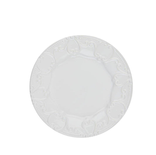 Isabella Embossed Salad Pure White
