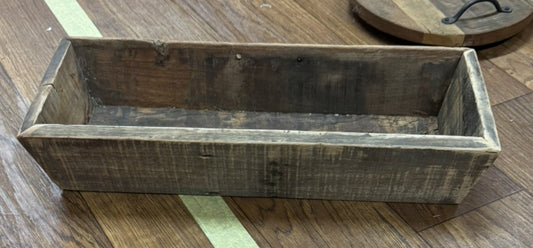Long wood container