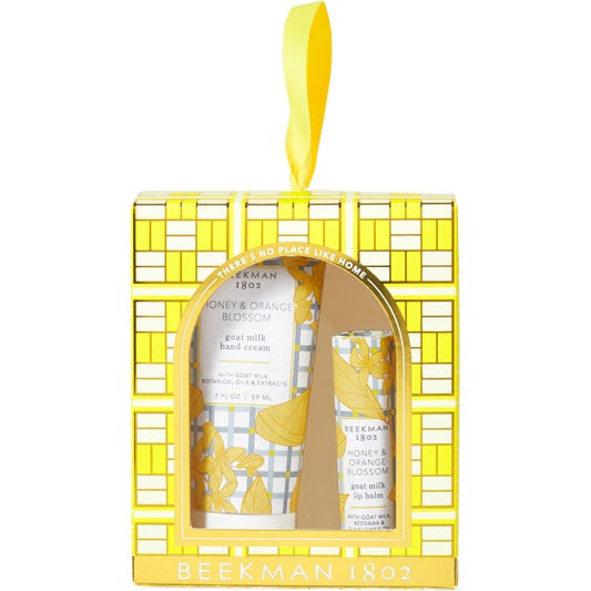 Beekman 1802 Honey & Orange Blossom Lotion and Lip Balm Set
