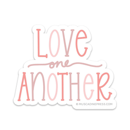 Love One Another Vinyl Sticker