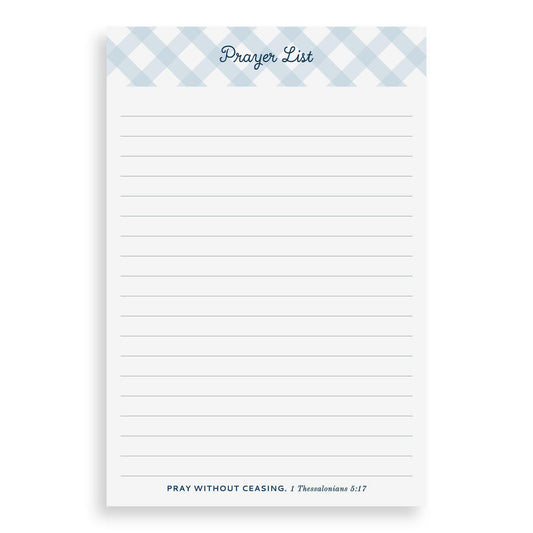 Prayer List Notepad