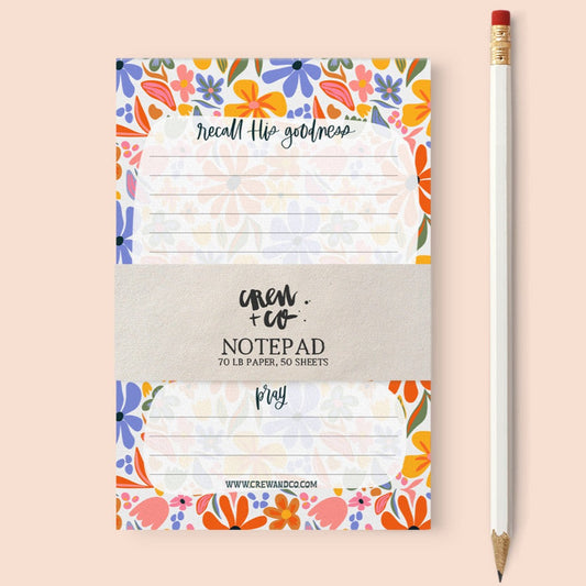 Recall His Goodness Notepad