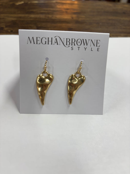 Abstract Heart Earrings Meghan Browne